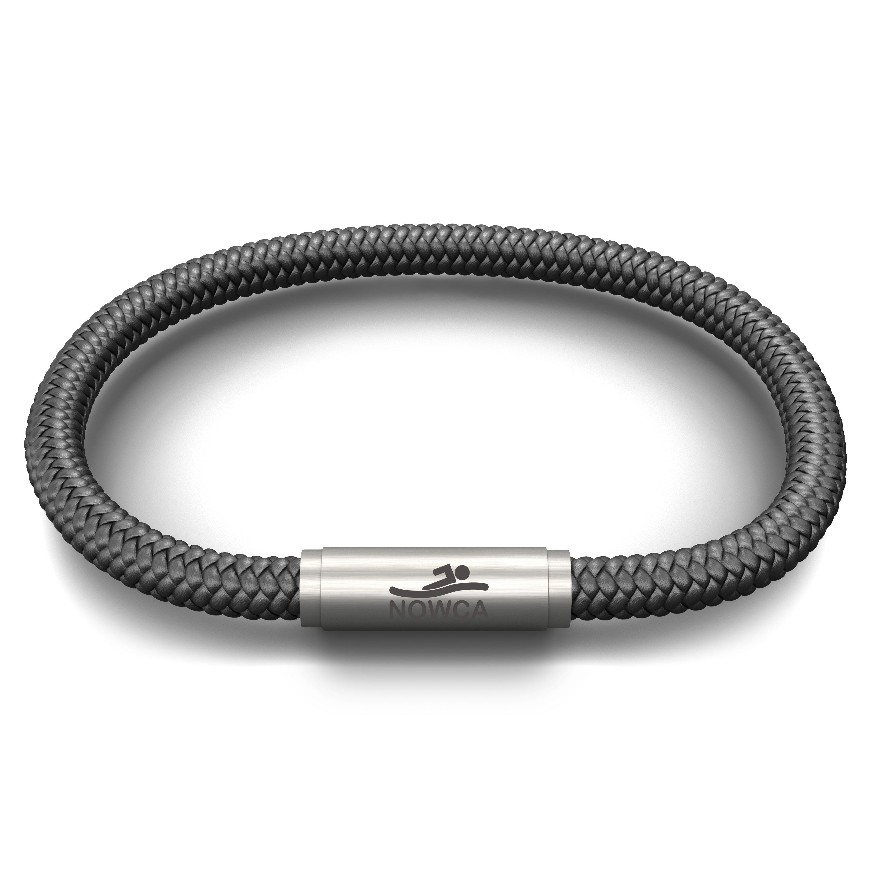 NOWCA Oceanyarn NOTCH Bracelet - Orca with Steel Clasp
